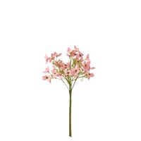 Bundel van 3 kornoelje textiel lichtroze