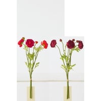 Bundel van 3 ranonkel textiel paars/fuchsia large assortiment van 2