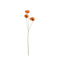 Klaproos textiel oranje