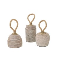 Deurstop terracotta beige assortiment van 3