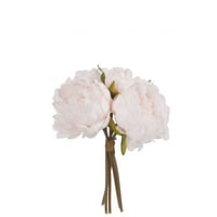 Boeket pioenrozen 5stuks licht roze small