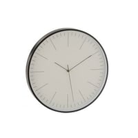 Klok gerbert aluminium zwart