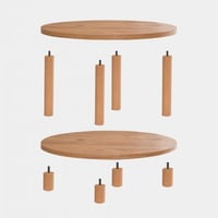 Roby Salontafel | 100% MELAMINE | Atlantisch grenen