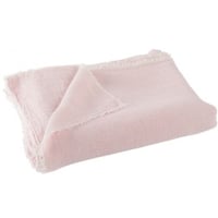 Plaid stonewashed linnen roze