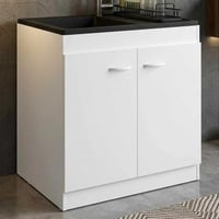 Onderkast voor spoelbak 2 deuren (80cm)