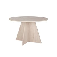 Virella Eettafel | 100% MELAMINE | Travertin