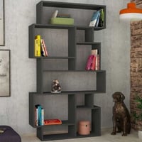 Karmato Boekenplank | 100% MELAMINE | Antraciet