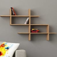 Halic Boekenplank | 100% MELAMINE | Eiken