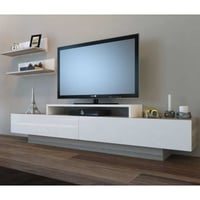 TV-wandmeubel Lusi - 100% MELAMINE - Wit - 180 x 40 x 31 cm