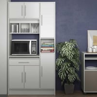 Keukenkast Liana voor magnetron - wit
