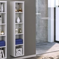 Open kolomkast Gene 25cm - wit 