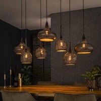 Hanglamp Zeppos 120 cm-Artic zwart