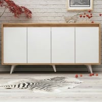 Shans Console | 100% MELAMINE | Eiken Wit