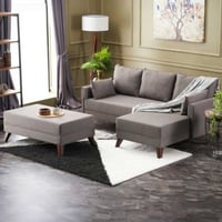 Bella Hoekslaapbank | FIR TREE & MDF | Bruin