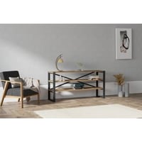 Sidetable Woody Fashion | 120 x 32 x 59 cm | Walnut Brown
