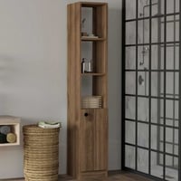 Modern Walnut Badkamermeubel - 100% Melaminegecoat Spaanplaat