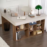 Bureau Vesper - 100% MELAMINE - Kasjmier - 72 x 120 x 130 cm