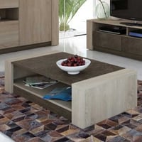 Salontafel Ares 108x65 melamine - bruin