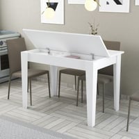 Kiev Keukentafel | 100% MELAMINE | Wit