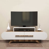Rose TV-meubel | 100% MELAMINE | Walnoot Wit