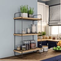 Pulalis Wandplank | 100% MELAMINE | Atlantisch grenen