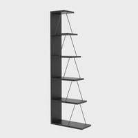 Tlos Boekenplank | 100% MELAMINE | Antraciet