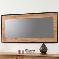 Quantum Idea Decoratieve spaanplaatspiegel | 100% melamine | Atlantische den, zwart