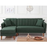 Atelier Del Sofa Hoekbank in Donkergroen
