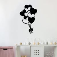 Tanelorn Decoratieve Metalen Wandaccessoire - 100% Metaal, Zwart
