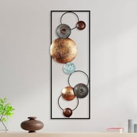 Tanelorn Decoratieve metalen wandaccessoire | 100% METAAL | 32 x 90 cm