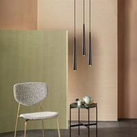 Opviq Kroonluchter 33cm Dia, 135cm H, In Hoogte Verstelbaar, Metalen Behuizing, 3x3W LED, Zwart