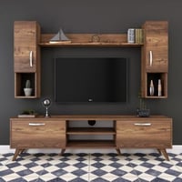 M27 TV-meubel | 100% MELAMINE | Walnoot
