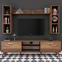 M5 TV-meubel | 100% MELAMINE | Walnoot