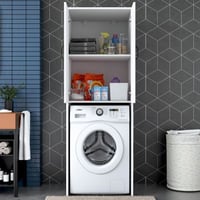 KD110 Wasmachinekast | 100% MELAMINE | Wit