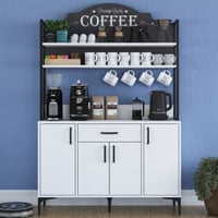 Multifunctionele kast Woody Fashion | 120 x 40 x 184 cm | Wit