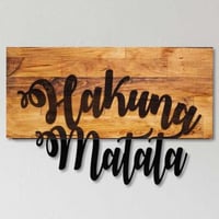 Skyler Decoratieve houten wandaccessoire | Hout & metaal | 58 x 38 cm