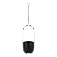 Zwart metalen hangende plantenbak - Celle.