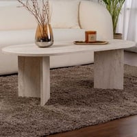 Sable Salontafel | 100% MELAMINE | Travertin