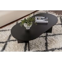 Sable Salontafel | 100% MELAMINE | Hout Zwart