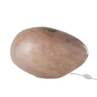 Lamp dany ovaal glas rose