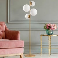 Fazli Staande lamp | METALEN BEHUIZING | Goud