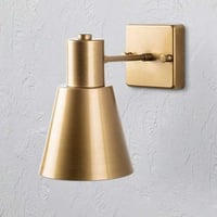 Funnel Wandlamp | METALEN BEHUIZING | Goud