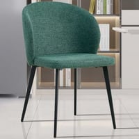 Eetkamerstoel Tilly - 51x55x80cm - groene stof