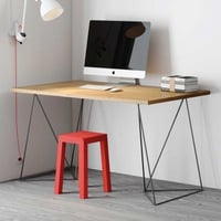 Bureau Flo - wilde eik/zwarte pootjes