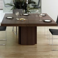 Eettafel Mundus 130 x 130 cm - chocoladefineer