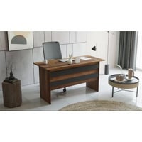 Vario A Bureau | 100% MELAMINE | Walnoot, Antraciet