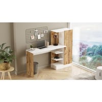 CT2 Bureau | 100% MELAMINE | Atlantic Pine, Wit