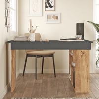 CT5 Bureau | 100% MELAMINE | Atlantic Pine, Antraciet