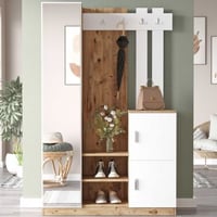 Kapstok | 100% MELAMINE | Atlantisch grenen, wit