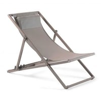 Strandstoel Mallorca | 60 x 102 x 80 cm | Champagnekleurig